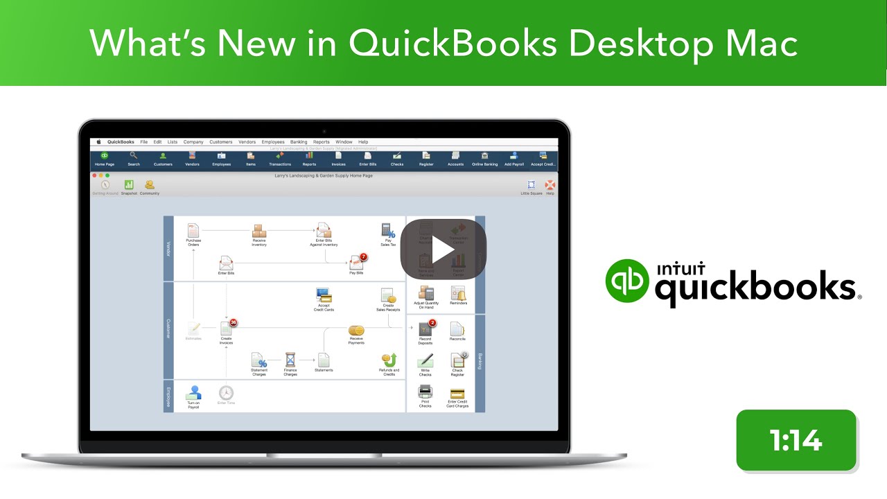 use quickbooks online for invoices but desktop for mac